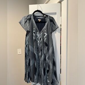 Leifsdottir swing dress from Anthropologie NWOT size 12 navy